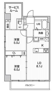 ･ブラウ菊川の間取り画像