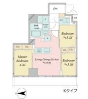 ドゥーエ王子神谷の間取り画像