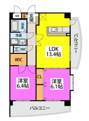 グリシーヌ空港の間取り画像