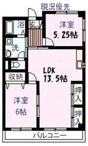 サン・オーレやなもとの間取り画像