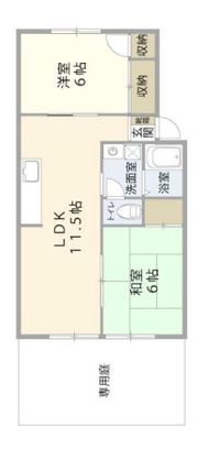 ファミール皆春の間取り画像