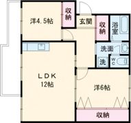 BLUESKYONE明野2番館の間取り画像