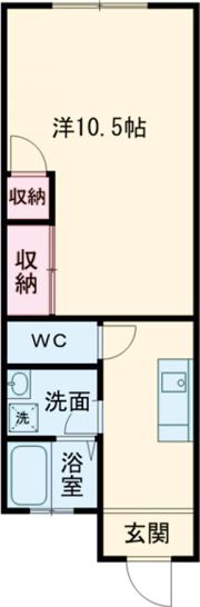 Y's石生の間取り画像