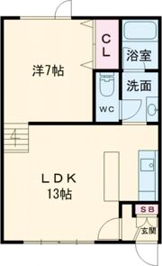 YAMAZAKI Ⅰ・Ⅱの間取り画像