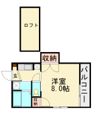 ワイエムコーポの間取り画像