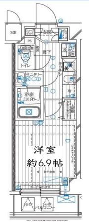 REGALIZ溝の口の間取り画像