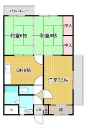 ベルジュの間取り画像