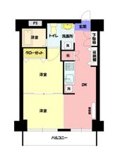 シャンノール平和通の間取り画像
