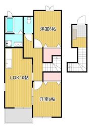 RiveテラスCの間取り画像