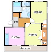 クレールA棟の間取り画像