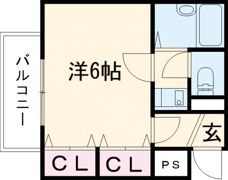 シャルマンフジ忠岡参番館の間取り画像