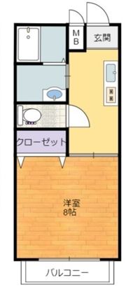 バンクーバー長田の間取り画像