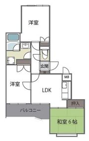 フィアテル岸和田の間取り画像