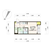 クレセント唐の原の間取り画像