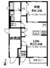 白楽113賃貸住宅の間取り画像