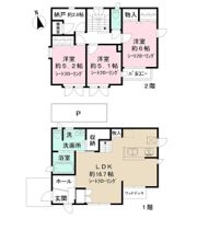 菱沼海岸戸建住宅の間取り画像