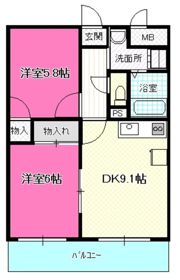 クラロ池之表の間取り画像