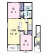 グレイスコートの間取り画像