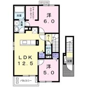 シェリークレイン テラス Bの間取り画像