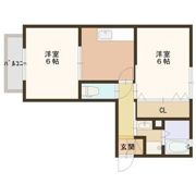 タウンコートE棟の間取り画像