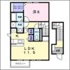 ソルトアヴェニュー Bの間取り画像