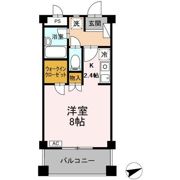 ハイツ岩下の間取り画像