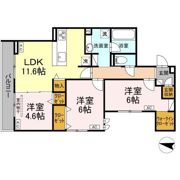 (仮称)D-ROOM長泉町桜提分譲賃貸PJの間取り画像