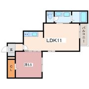 Villa CRESTの間取り画像