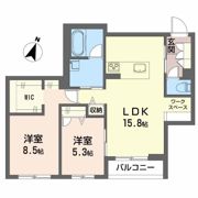 ベレオ上所の間取り画像