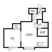 ビーウエストの間取り画像