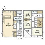 蓮沼戸建の間取り画像