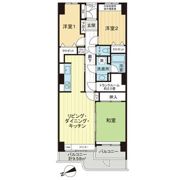 ライオンズタワー谷塚の間取り画像