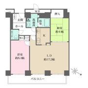 オークプリオタワーの間取り画像