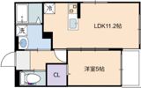 倉敷中島新築アパート（A棟）の間取り画像