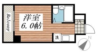 ライオンズマンション三軒茶屋第6の間取り画像