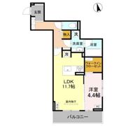 RESIDENCE KAZE 楓の間取り画像