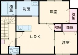 コスモアベニュー六条の間取り画像