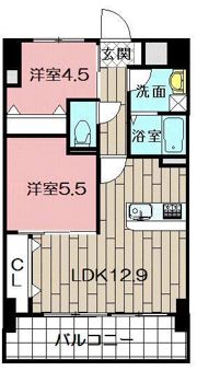 ルーブル黄金の間取り画像