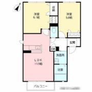 ヴィラシャーメゾン行橋 テルツォの間取り画像
