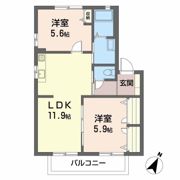 ディアス楠木 A棟の間取り画像