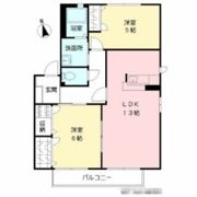 リバーサイドII B棟の間取り画像
