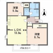 フレグランス・イースト B棟の間取り画像