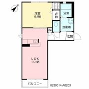 ソレイユ新替の間取り画像