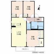 エバーグリーンブロス A棟の間取り画像