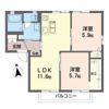 コンフォート山川 C棟の間取り画像