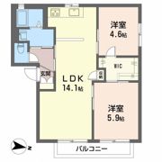 バリュージュ ルミナス C棟の間取り画像
