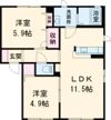 アスティオス β棟の間取り画像