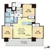 ライオンズタワー柏の間取り画像