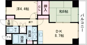 エクセリア駅南の間取り画像