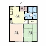 シャトレー南山 Bの間取り画像